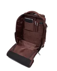 Piquadro Zaino in pelle porta pc 15,6" Cronus Marrone