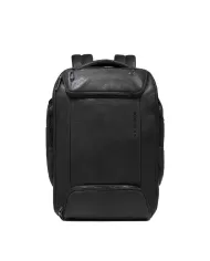 Piquadro Zaino in pelle porta pc 15,6" Cronus Nero