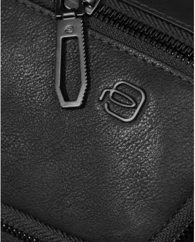 Piquadro Zaino in pelle porta pc 15,6" Cronus Nero