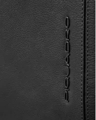 Piquadro Zaino in pelle porta pc 15,6" Cronus Nero