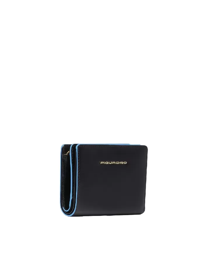 Piquadro Portafoglio donna piccolo Nero