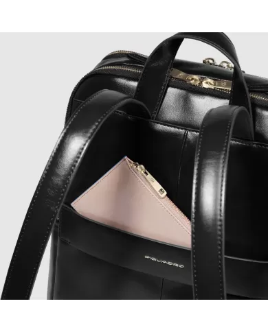 Piquadro Zaino donna porta pc 14" Blue Square Nero