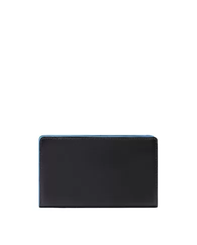 Piquadro Portafoglio medio Blue square Nero