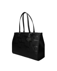 Armani Exchange Borsa grande logata Nero
