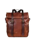 CHIARUGI Zaino cuoio vintage porta pc 13 Marrone