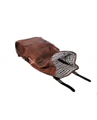 CHIARUGI Zaino cuoio vintage porta pc 13 Marrone