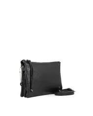 Caleidos Borsa bandoliera in pelle Nero