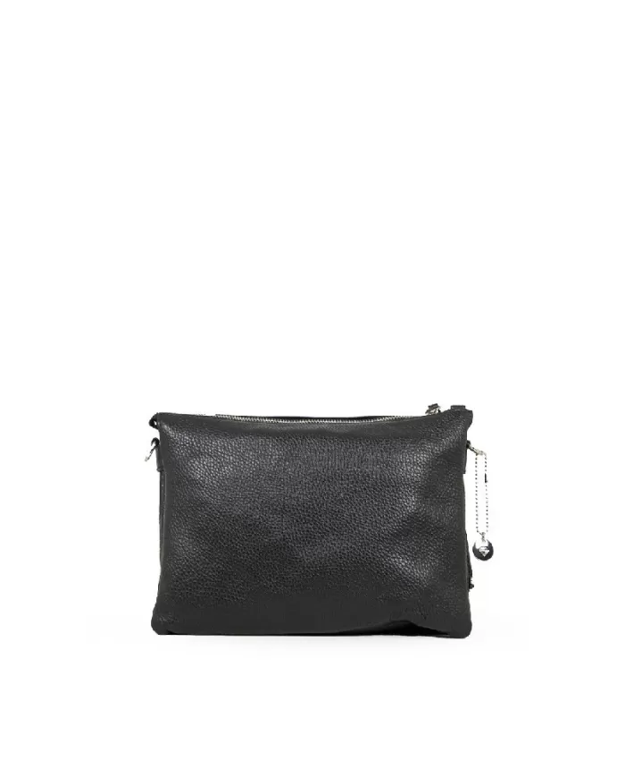 Caleidos Borsa bandoliera in pelle Nero