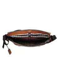 CHIARUGI Borsa messenger cuoio vintage Marrone