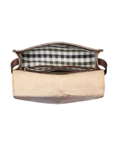 CHIARUGI Borsa piccola in pelle vintage Lulea Marrone CHIARUGI Borsa piccola in pelle vintage Lulea Marrone