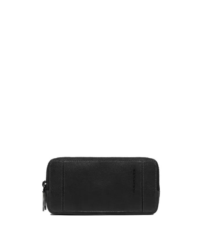 Piquadro Pochette uomo in pelle Cronus Nero