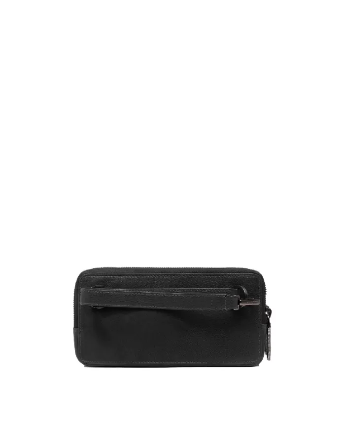 Piquadro Pochette uomo in pelle Cronus Nero