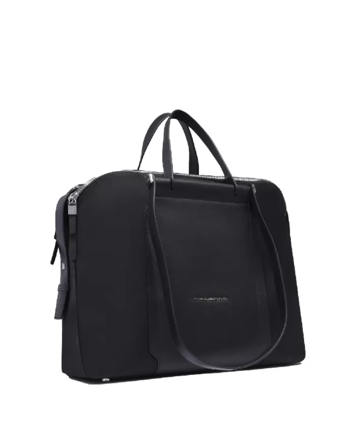 Piquadro Shopping bag in pelle Lyra Nero