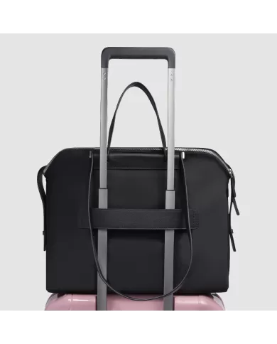 Piquadro Shopping bag in pelle Lyra Nero