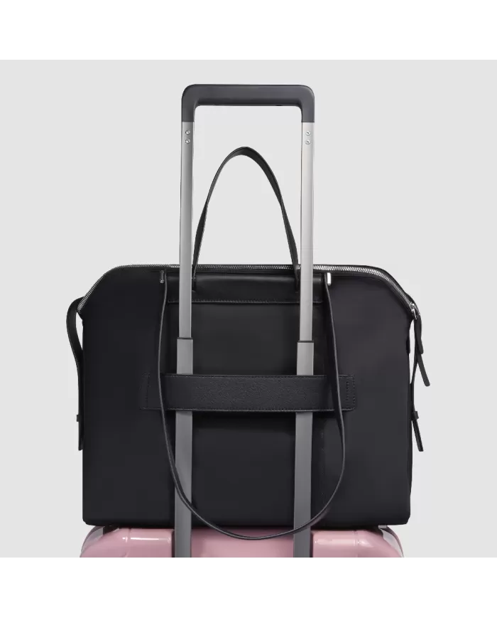 Piquadro Shopping bag in pelle Lyra Nero