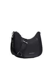 Piquadro Borsa nylon e pelle Lyra Nero