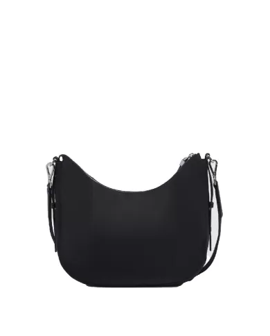 Piquadro Borsa nylon e pelle Lyra Nero