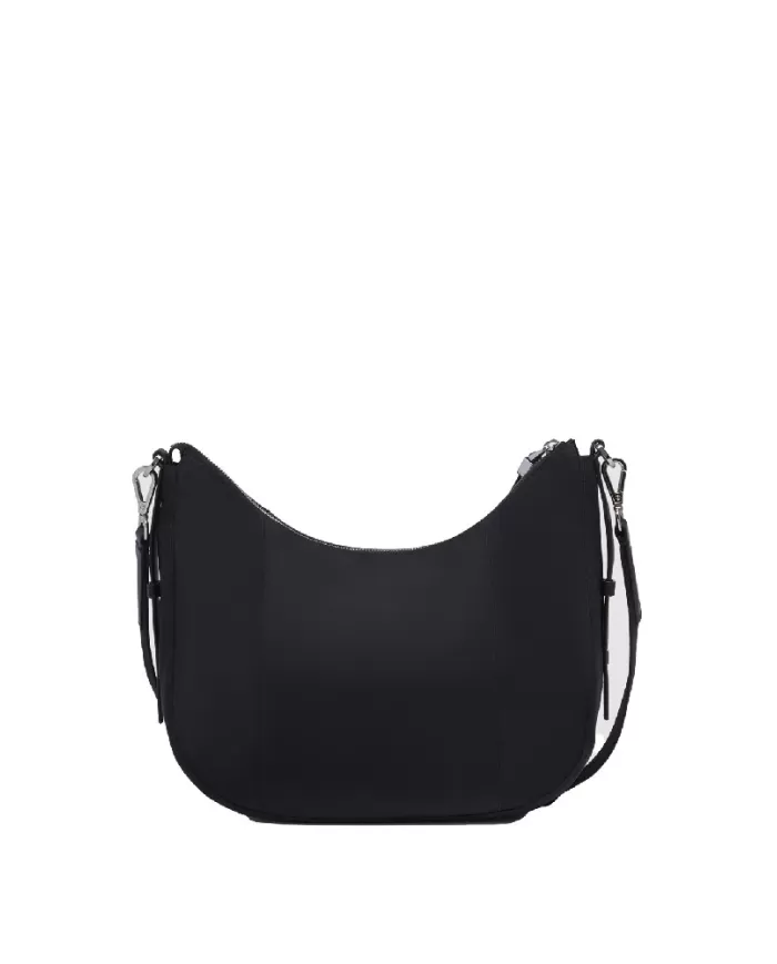 Piquadro Borsa nylon e pelle Lyra Nero