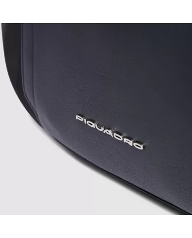 Piquadro Borsa nylon e pelle Lyra Nero