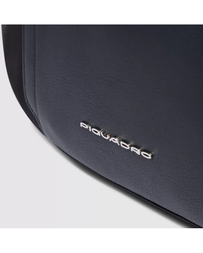 Piquadro Borsa nylon e pelle Lyra Nero