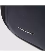 Piquadro Borsa nylon e pelle Lyra Nero