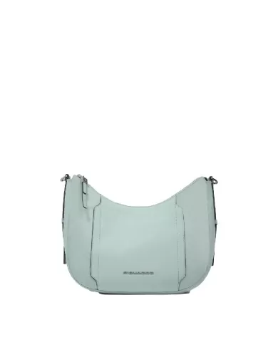 Piquadro Borsa nylon e pelle Lyra Verde