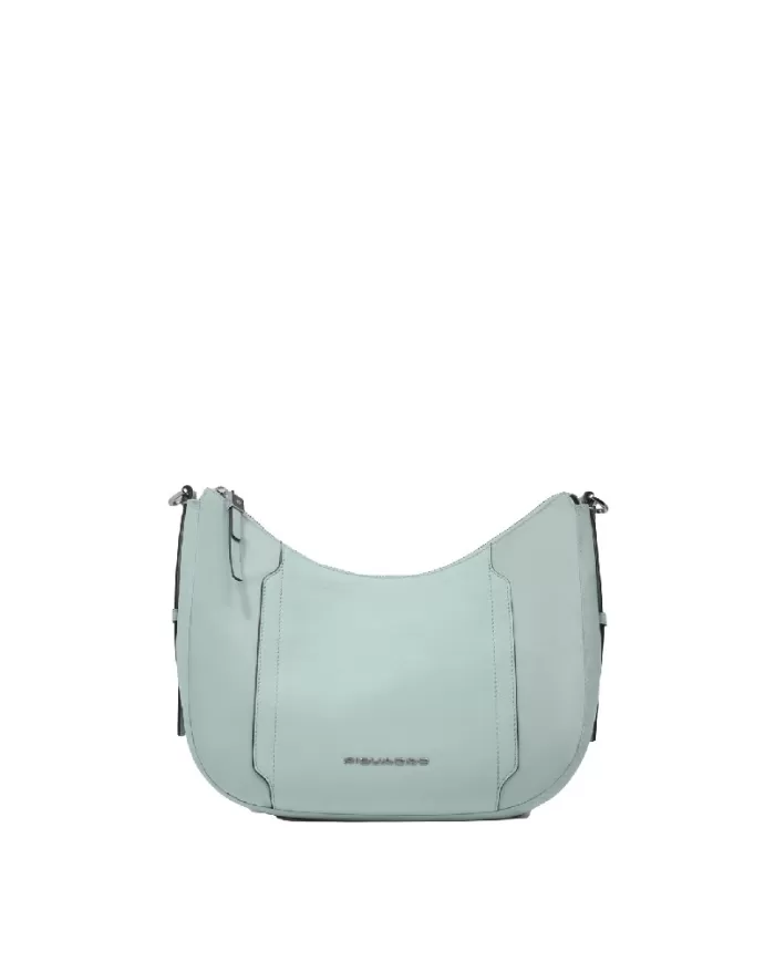 Piquadro Borsa nylon e pelle Lyra Verde
