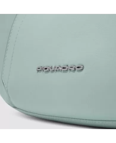 Piquadro Borsa nylon e pelle Lyra Verde