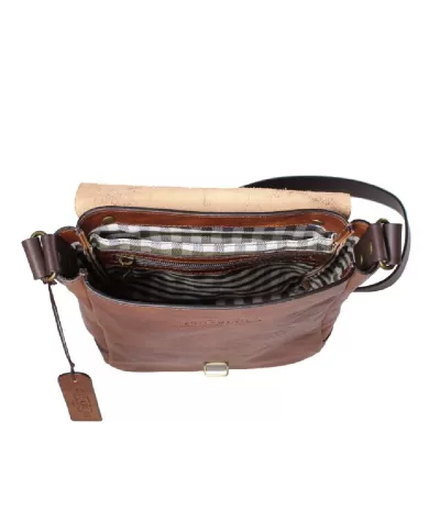 CHIARUGI Borsa con pattina Marrone