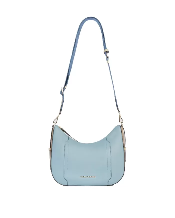 Piquadro Borsa in pelle Circle Azzurro/Multicolor