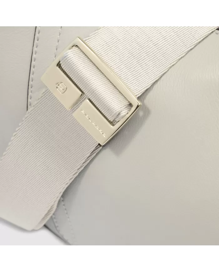 Piquadro Borsa in pelle Circle Bianco