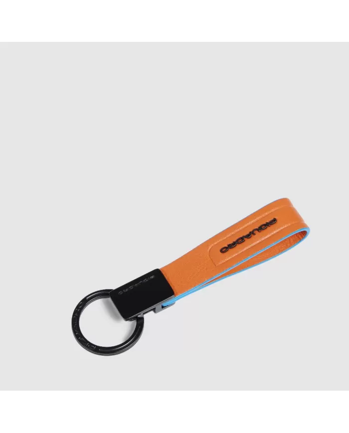 Piquadro Ciondolo portachiavi Atlas Arancio