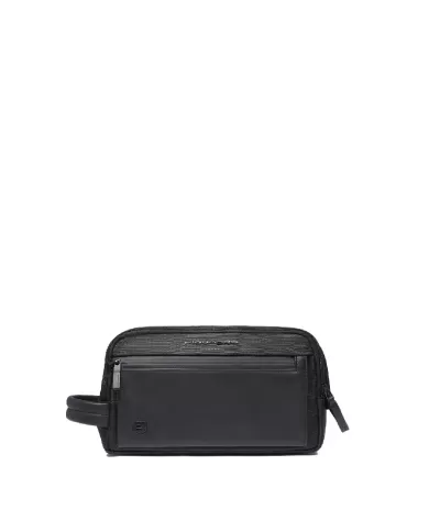 Piquadro Necssaire in tessuto riciclato Orion Nero