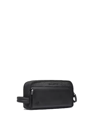 Piquadro Necssaire in tessuto riciclato Orion Nero