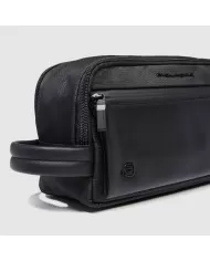 Piquadro Necssaire in tessuto riciclato Orion Nero