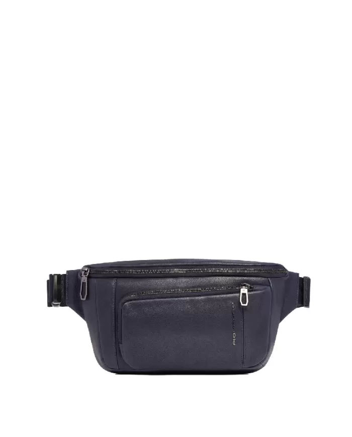 Piquadro Marsupio pelle Cronus Blu