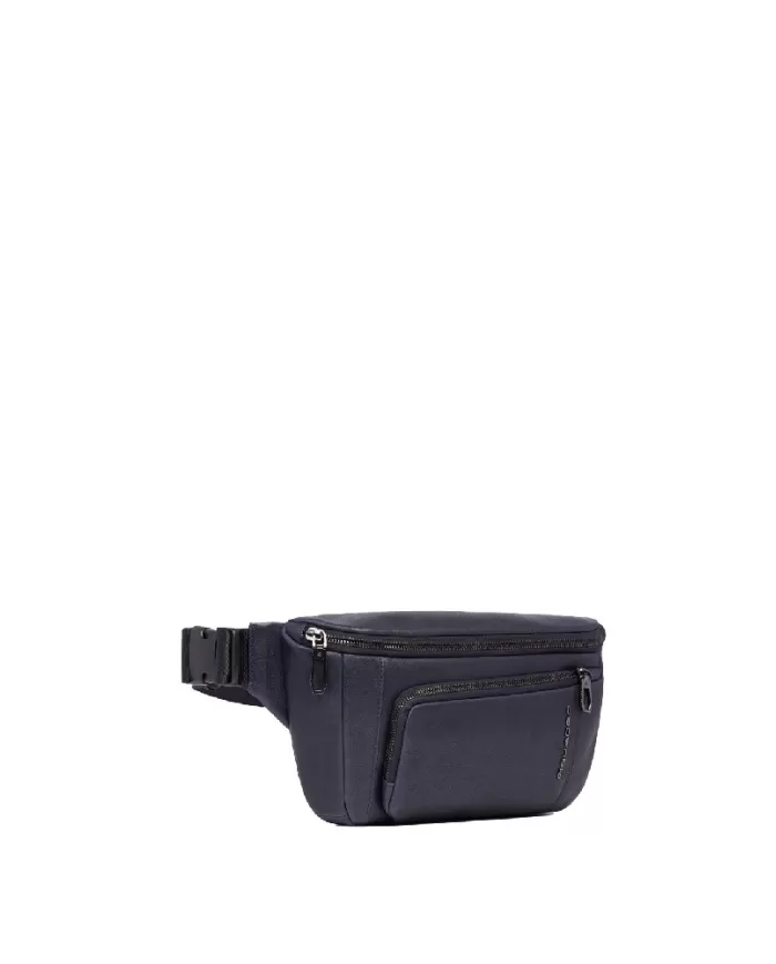 Piquadro Marsupio pelle Cronus Blu