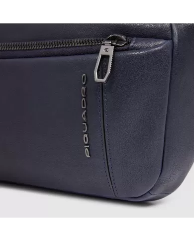 Piquadro Marsupio pelle Cronus Blu