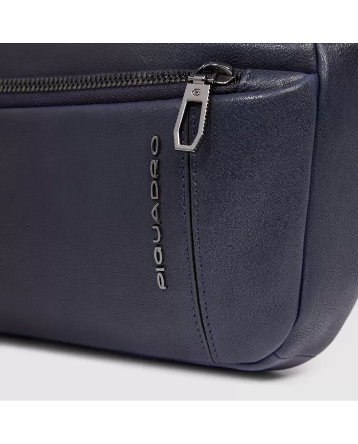 Piquadro Marsupio pelle Cronus Blu