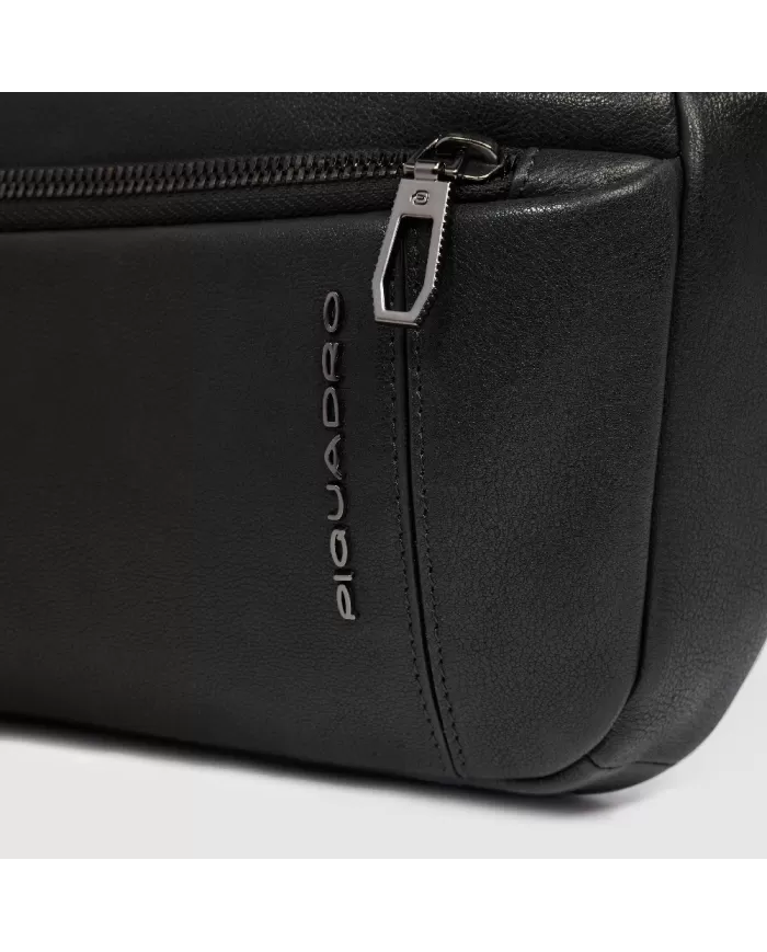 Piquadro Marsupio pelle Cronus Nero