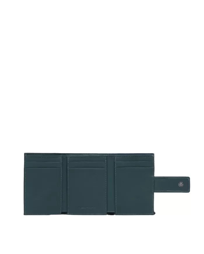 Piquadro Portafoglio verticale piccolo PQ Earth Verde