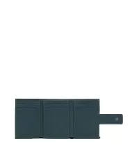 Piquadro Portafoglio verticale piccolo PQ Earth Verde