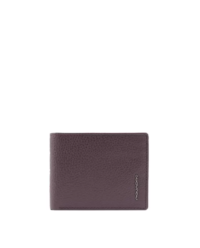 Piquadro Portafoglio uomo in pelle Modus special Bordeaux