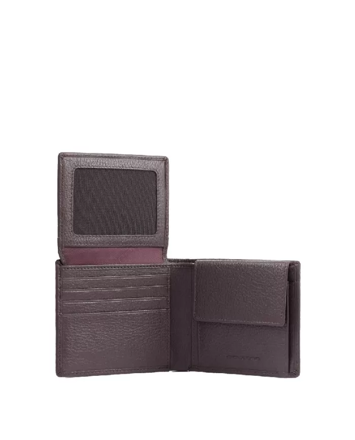 Piquadro Portafoglio uomo in pelle Modus special Bordeaux