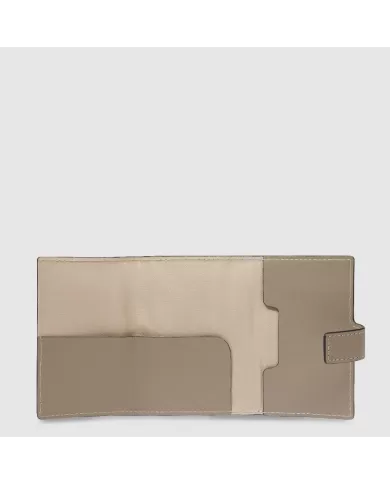 Piquadro Porta carte credito e banconote Circle W92 Tortora