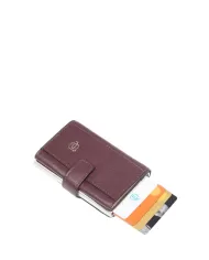 Piquadro Porta carte credito e banconote Circle W92 Bordeaux