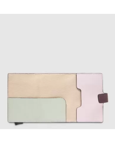 Piquadro Porta carte credito e banconote Circle W92 Bordeaux