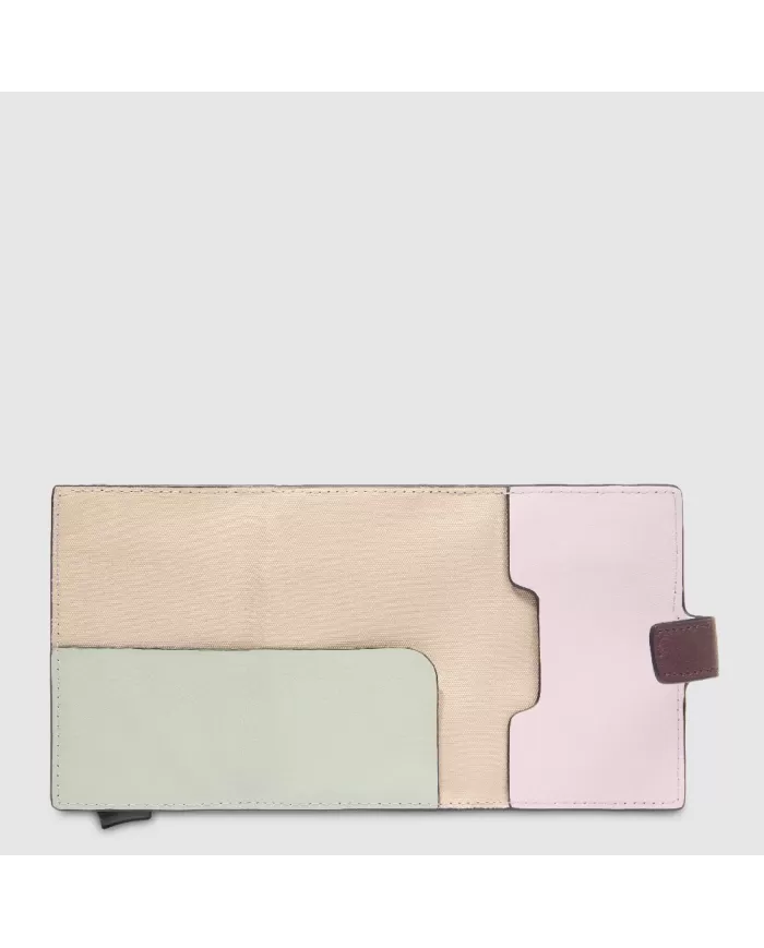 Piquadro Porta carte credito e banconote Circle W92 Bordeaux