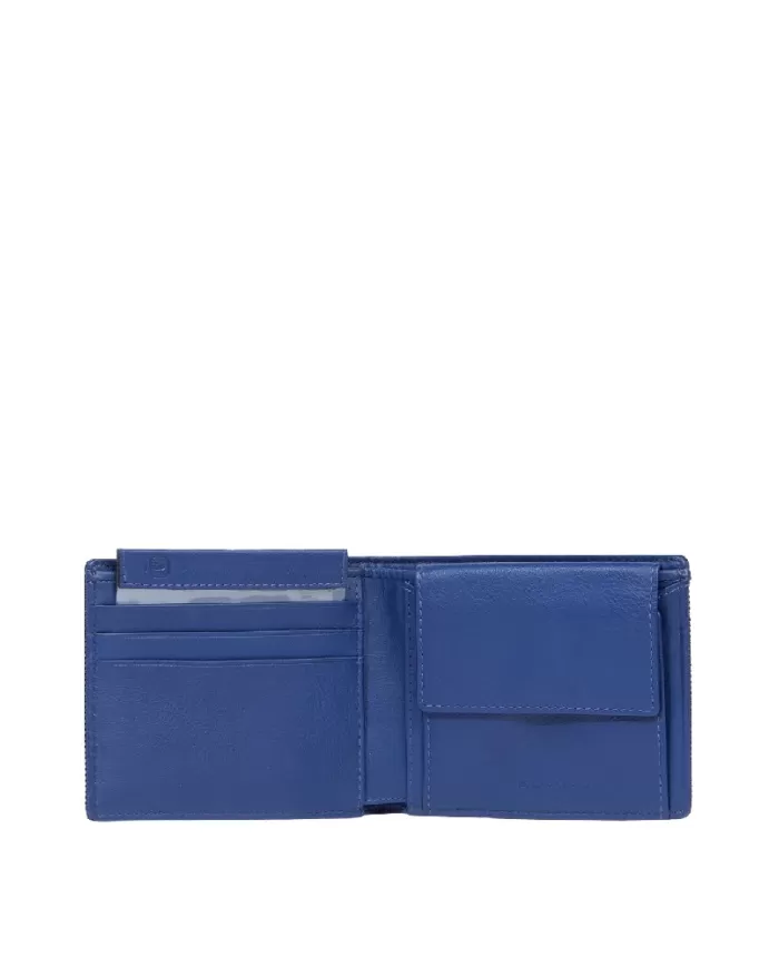 Piquadro Portafoglio piccolo PQ Earth Blu