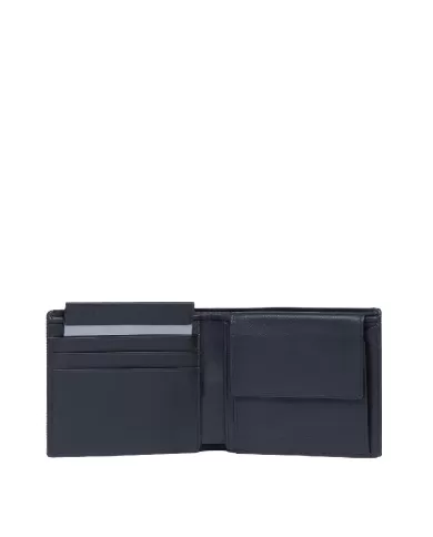 Piquadro Portafoglio piccolo PQ Earth Nero